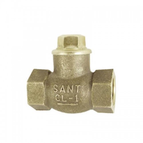 Sant Gun Metal Horizontal Life Check Valve Integral Seat 15 mm, IS 14